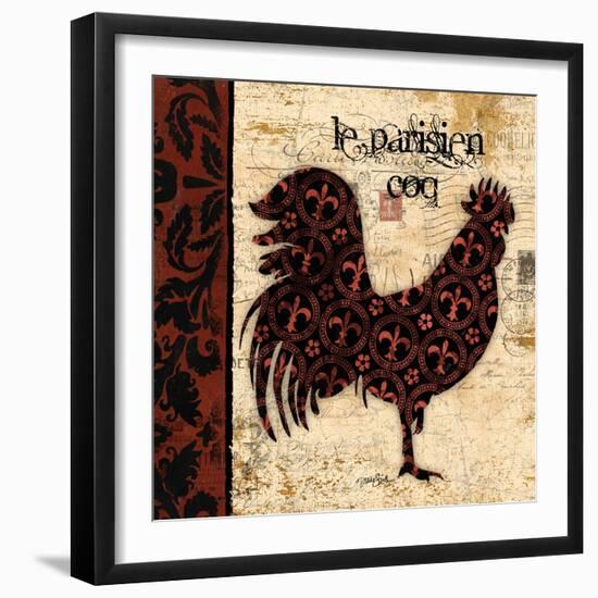 Parisien Coq-Diane Stimson-Framed Art Print