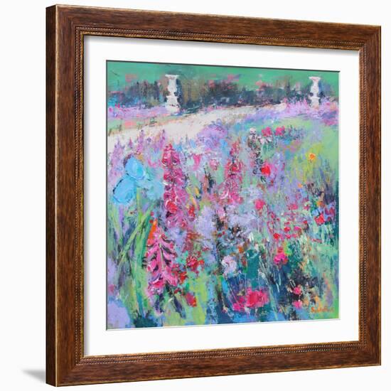 Parisienne Garden-Sylvia Paul-Framed Giclee Print