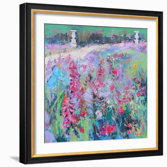 Parisienne Garden-Sylvia Paul-Framed Giclee Print