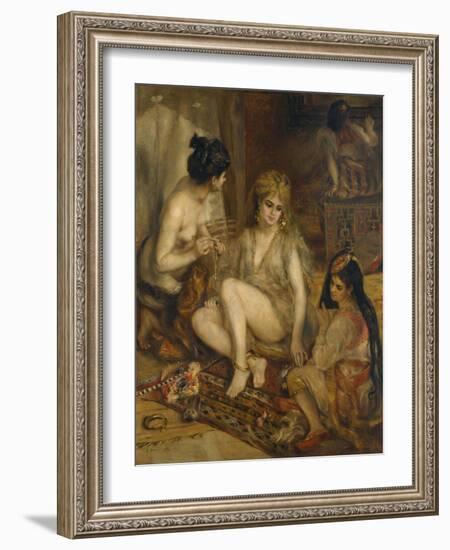 Parisiennes in Algerian Costume (Hare), 1872-Pierre-Auguste Renoir-Framed Giclee Print