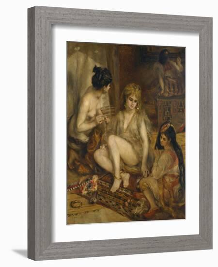 Parisiennes in Algerian Costume (Hare), 1872-Pierre-Auguste Renoir-Framed Giclee Print