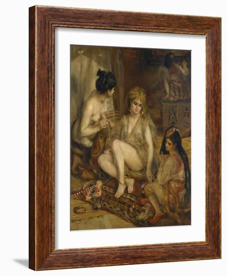 Parisiennes in Algerian Costume (Hare), 1872-Pierre-Auguste Renoir-Framed Giclee Print