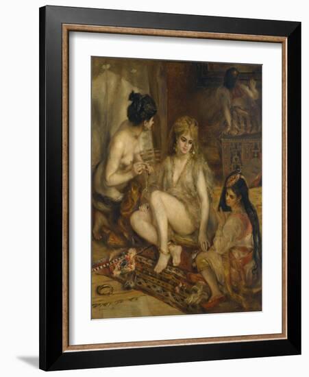 Parisiennes in Algerian Costume (Hare), 1872-Pierre-Auguste Renoir-Framed Giclee Print