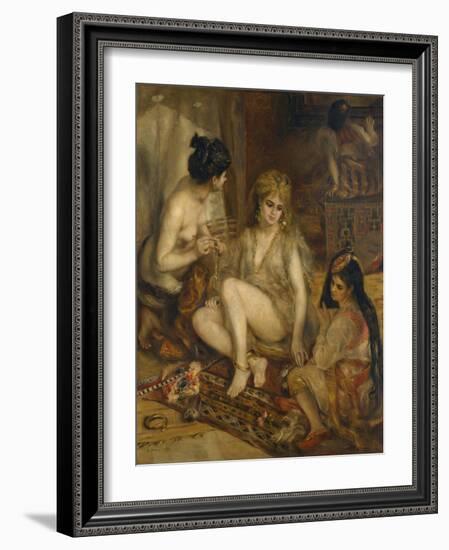 Parisiennes in Algerian Costume (Hare), 1872-Pierre-Auguste Renoir-Framed Giclee Print