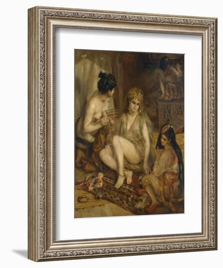 Parisiennes in Algerian Costume (Hare), 1872-Pierre-Auguste Renoir-Framed Giclee Print