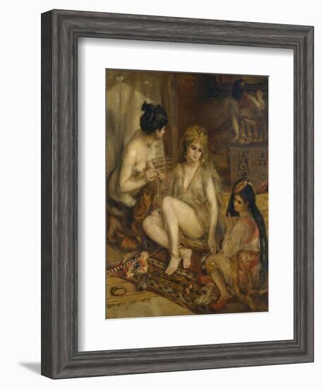 Parisiennes in Algerian Costume (Hare), 1872-Pierre-Auguste Renoir-Framed Giclee Print