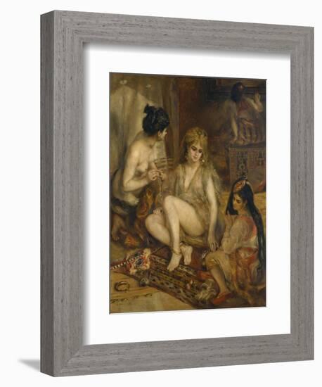 Parisiennes in Algerian Costume (Hare), 1872-Pierre-Auguste Renoir-Framed Giclee Print