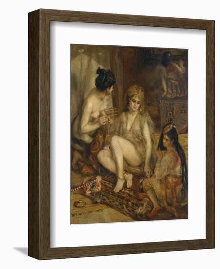 Parisiennes in Algerian Costume (Hare), 1872-Pierre-Auguste Renoir-Framed Giclee Print