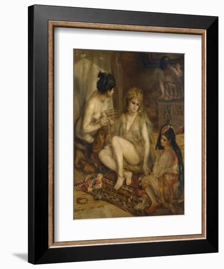 Parisiennes in Algerian Costume (Hare), 1872-Pierre-Auguste Renoir-Framed Giclee Print