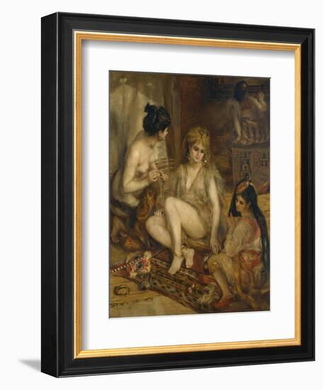 Parisiennes in Algerian Costume (Hare), 1872-Pierre-Auguste Renoir-Framed Giclee Print