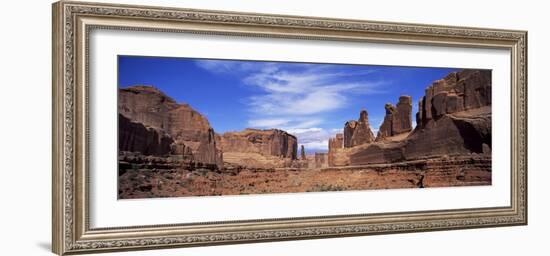 Park Avenue, Arches National Park, Moab, Utah, United States of America (U.S.A.), North America-Lee Frost-Framed Photographic Print