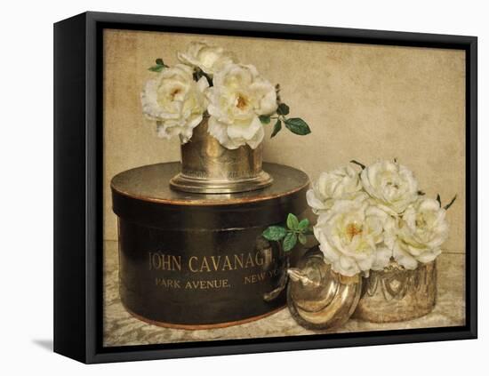 Park Avenue Roses-Cristin Atria-Framed Stretched Canvas