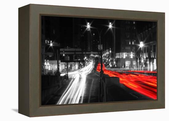 Park Avenue Timelapse NYC-null-Framed Stretched Canvas