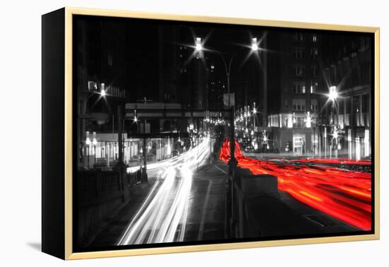 Park Avenue Timelapse NYC-null-Framed Stretched Canvas