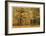 Park Bench in Fall-Donald Paulson-Framed Giclee Print