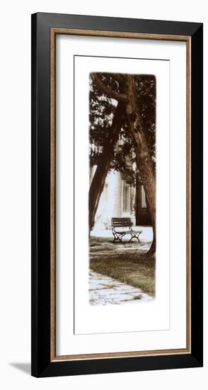 Park Bench-Joane Mcdermott-Framed Art Print