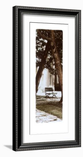 Park Bench-Joane Mcdermott-Framed Art Print