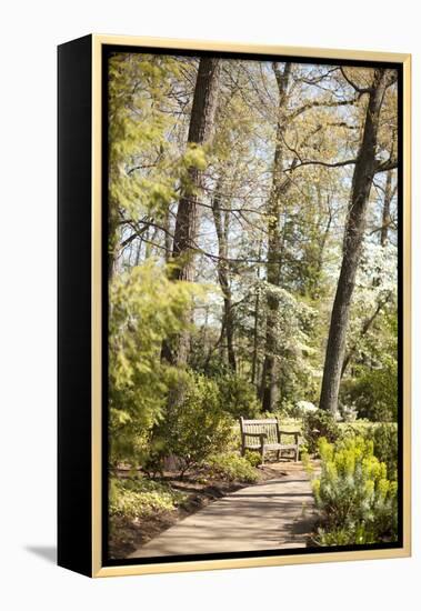 Park Bench-Karyn Millet-Framed Premier Image Canvas