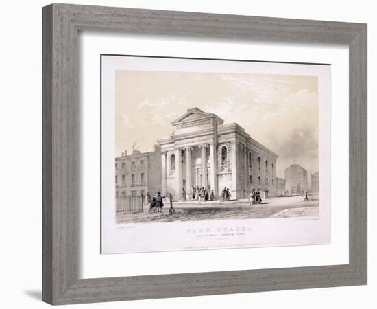 Park Chapel, Camden Town, London, C1850-Edwin Thomas Dolby-Framed Giclee Print