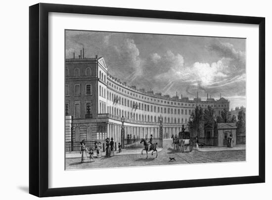 Park Crescent-Thomas H Shepherd-Framed Art Print