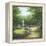 Park Fountain-Lene Alston Casey-Framed Stretched Canvas