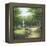 Park Fountain-Lene Alston Casey-Framed Stretched Canvas