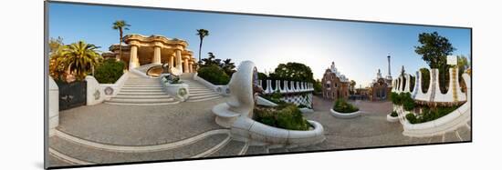 Park Guell, Barcelona, Catalonia, Spain-null-Mounted Photographic Print