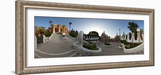 Park Guell, Barcelona, Catalonia, Spain-null-Framed Photographic Print