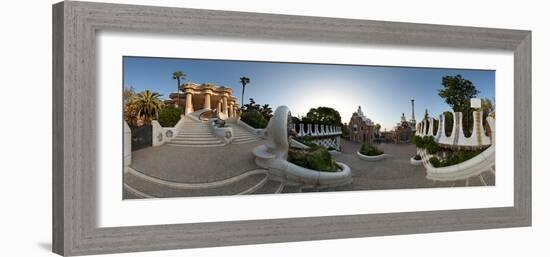 Park Guell, Barcelona, Catalonia, Spain-null-Framed Photographic Print