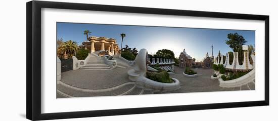 Park Guell, Barcelona, Catalonia, Spain-null-Framed Photographic Print