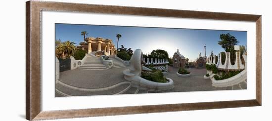 Park Guell, Barcelona, Catalonia, Spain-null-Framed Photographic Print