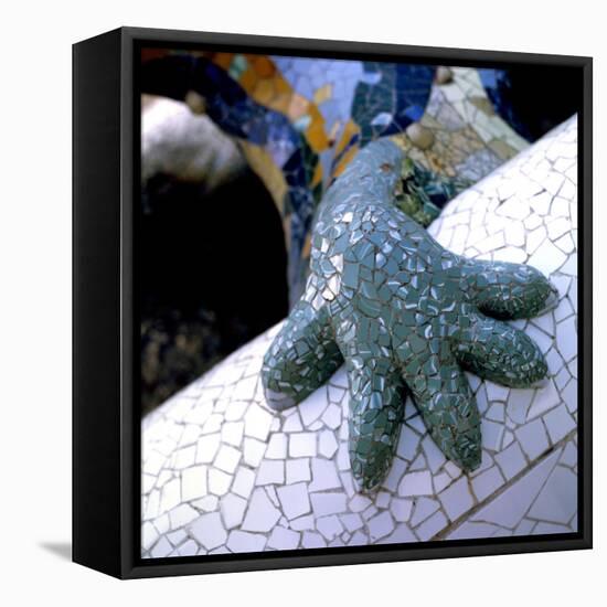 Park Guell, Barcelona: El Drac-Antoni Gaud?-Framed Premier Image Canvas