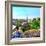 Park-Guell in Barcelona, Spain.-Vladitto-Framed Photographic Print