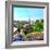 Park-Guell in Barcelona, Spain.-Vladitto-Framed Photographic Print