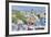 Park Guell Terrace, Barcelona, Spain-Rob Tilley-Framed Photographic Print