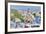 Park Guell Terrace, Barcelona, Spain-Rob Tilley-Framed Photographic Print