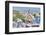 Park Guell Terrace, Barcelona, Spain-Rob Tilley-Framed Photographic Print