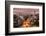 Park Guell with City Skyline Behind at Dusk, Barcelona, Catalonia, Spain-Stefano Politi Markovina-Framed Photographic Print