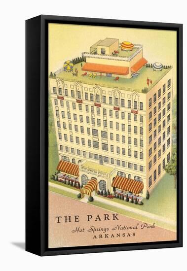 Park Hotel, Hot Springs, Arkansas-null-Framed Stretched Canvas