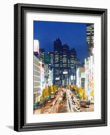 Park Hyatt Hotel and Night Lights in Shinjuku, Tokyo, Japan, Asia-Christian Kober-Framed Photographic Print