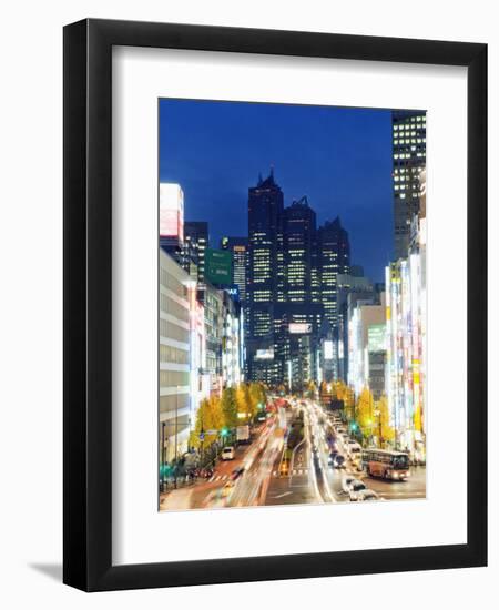 Park Hyatt Hotel and Night Lights in Shinjuku, Tokyo, Japan, Asia-Christian Kober-Framed Photographic Print