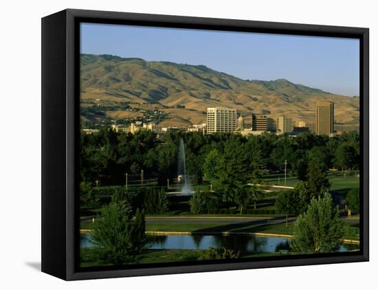 Park in a City, Ann Morrison Park, Boise, Ada County, Idaho, USA-null-Framed Premier Image Canvas