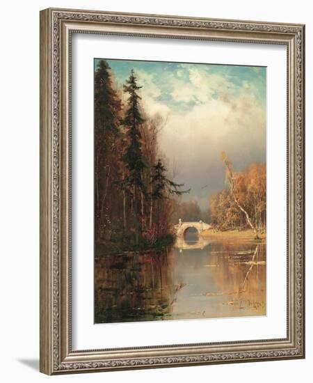 Park in Autumn, 1893-Juli Julievich Klever-Framed Giclee Print