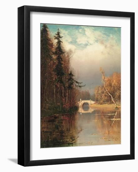 Park in Autumn, 1893-Juli Julievich Klever-Framed Giclee Print