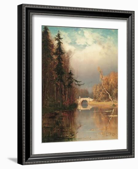 Park in Autumn, 1893-Juli Julievich Klever-Framed Giclee Print