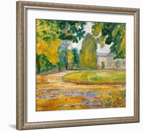 Park in Koesen, 1906-Edvard Munch-Framed Giclee Print