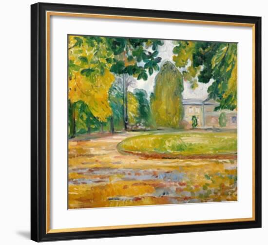 Park in Koesen, 1906-Edvard Munch-Framed Giclee Print