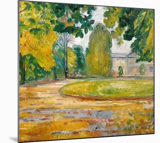 Park in Koesen, 1906-Edvard Munch-Mounted Giclee Print