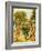 Park in Paris in late 19th century-Thomas Crane-Framed Giclee Print