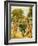 Park in Paris in late 19th century-Thomas Crane-Framed Giclee Print